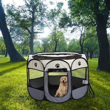 Foldable Playpen For Dog And Cat | Pet Tent House