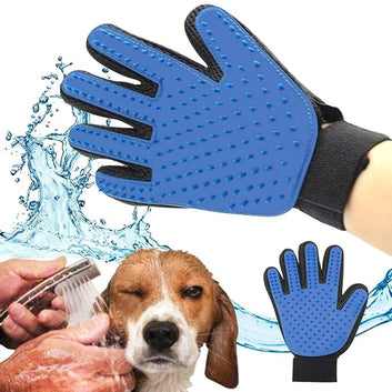 Pet Grooming Glove for Cat & Dog Bathing