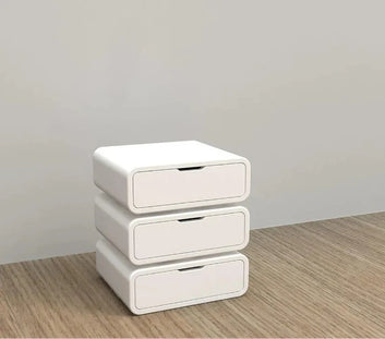 ImperialCraft 3 Drawer Solid Wood Bedside Table - Furely